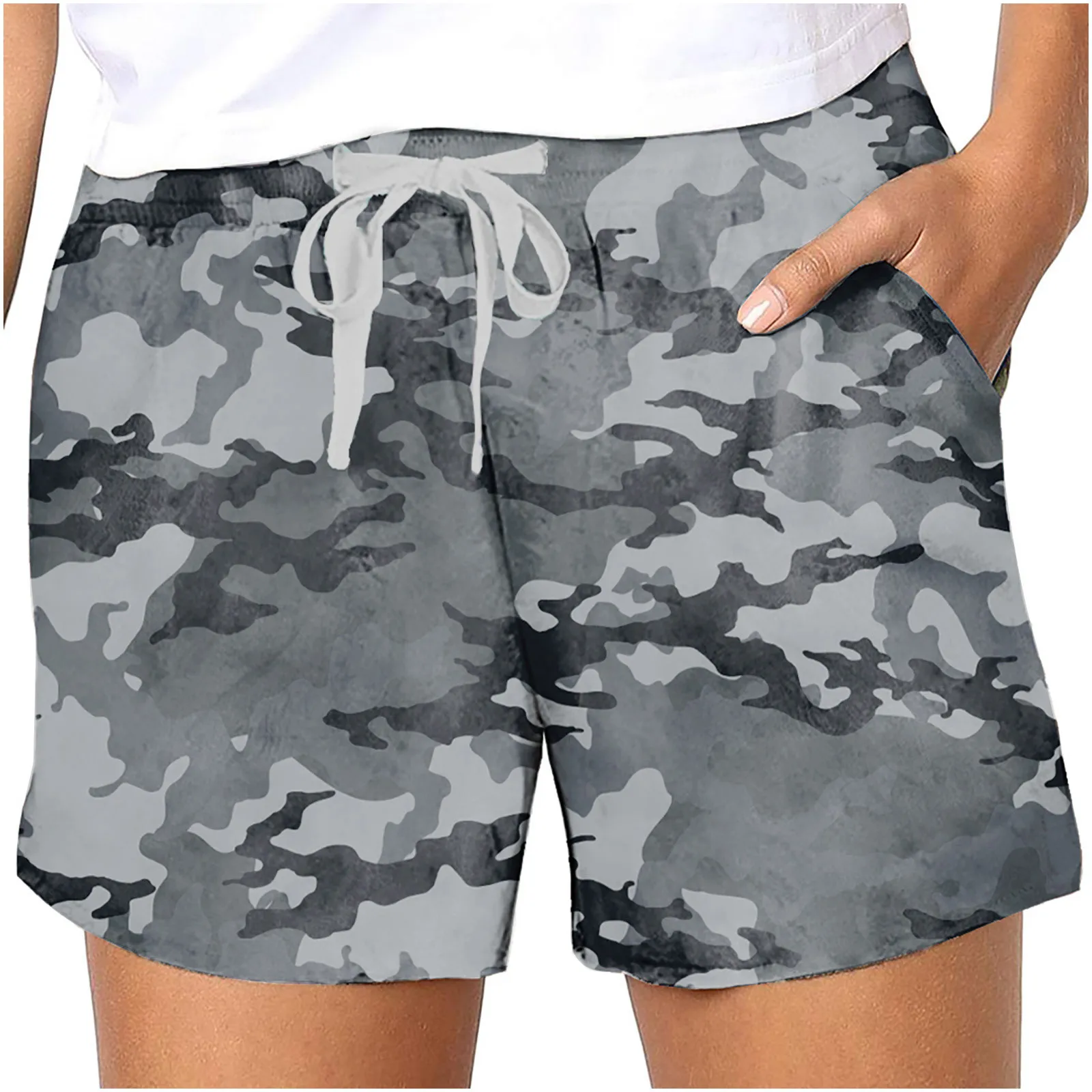 Shorts 2021 Womens Plus Size Drawstring Casual Print Elastic Waist Pocket Loose Shorts Pants Suits With Shorts
Shorts 2021 Womens Plus Size Drawstring Casual Print Elastic Waist Pocket Loose Shorts Pants Suits With Shorts