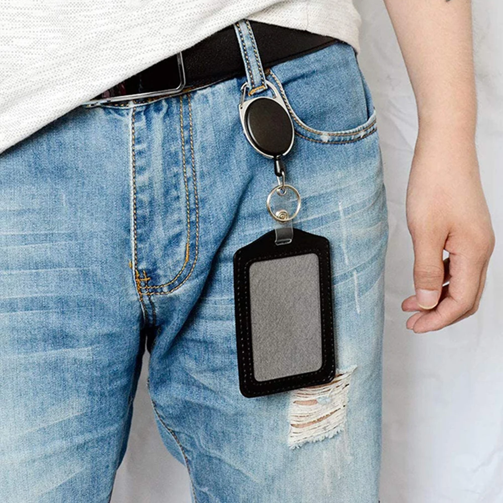 5pcs Heavy Duty Retractable Badge Holders with Carabiner Reel Clip and Vertical Style Clear ID Card Holders
5pcs Heavy Duty Retractable Badge Holders with Carabiner Reel Clip and Vertical Style Clear ID Card Holders