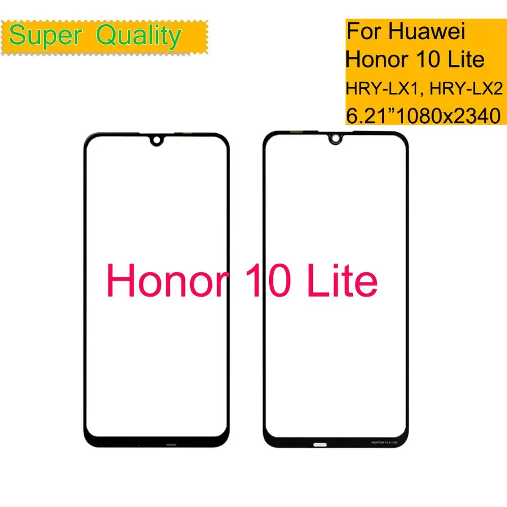 10Pcs/Lot For Huawei Honor 10 Lite Touch Screen Panel Front Glass Outer HRY-LX1 HRY-LX2 LCD Glass Lens With OCA Glue Replacement
10Pcs/Lot For Huawei Honor 10 Lite Touch Screen Panel Front Glass Outer HRY-LX1 HRY-LX2 LCD Glass Lens With OCA Glue Replacement