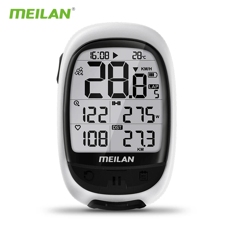 Meilan M2 GPS Bicycle Computer Wireless Speedometer BLE4.0/ANT+ Bike Odometer Speed / Cadence Sensor Heart Rate Monitor Optional
Meilan M2 GPS Bicycle Computer Wireless Speedometer BLE4.0/ANT+ Bike Odometer Speed / Cadence Sensor Heart Rate Monitor Optional