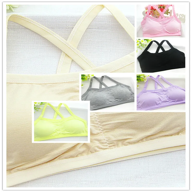 1 шт., хлопковый тренировочный бюстгальтер с двумя крючками, 7 цветов
1 шт., хлопковый тренировочный бюстгальтер с двумя крючками, 7 цветов