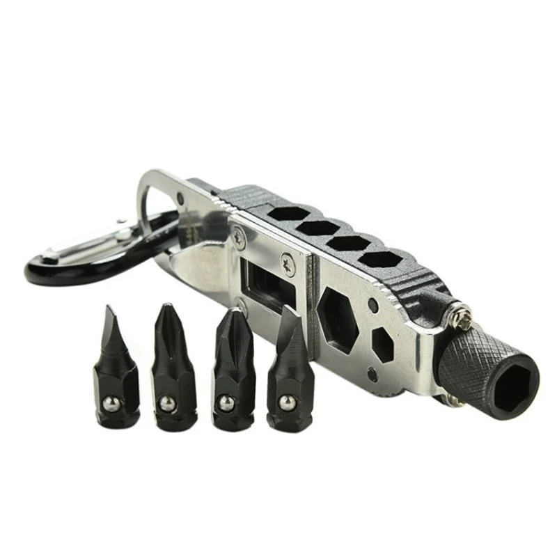 Multi-functional EDC Outdoor Gadget Mini Portable Cycling Repair Tool Multi-function Screwdriver Bottle Opener with LED Lamp
Multi-functional EDC Outdoor Gadget Mini Portable Cycling Repair Tool Multi-function Screwdriver Bottle Opener with LED Lamp