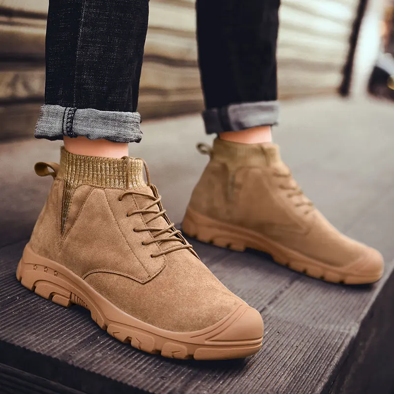2020 Men's Boots Plush Warm Men's Winter Boots Outdoor Comfortable Men's Snow Boots Fashion Men's Suede Shoes Zapatos De Hombre
2020 Men's Boots Plush Warm Men's Winter Boots Outdoor Comfortable Men's Snow Boots Fashion Men's Suede Shoes Zapatos De Hombre