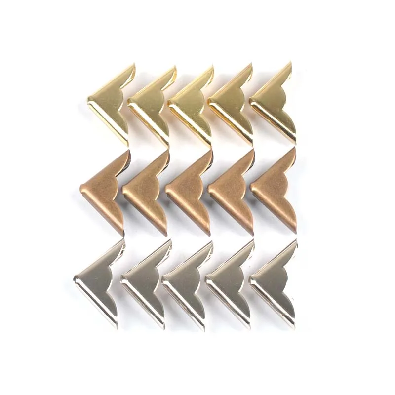 50pcs 22x22x4mm Wave Shape Metal Corner Protector Scrapbooking Decor Photo Album Book Corners Accessories DIY Crafts C3065
50pcs 22x22x4mm Wave Shape Metal Corner Protector Scrapbooking Decor Photo Album Book Corners Accessories DIY Crafts C3065