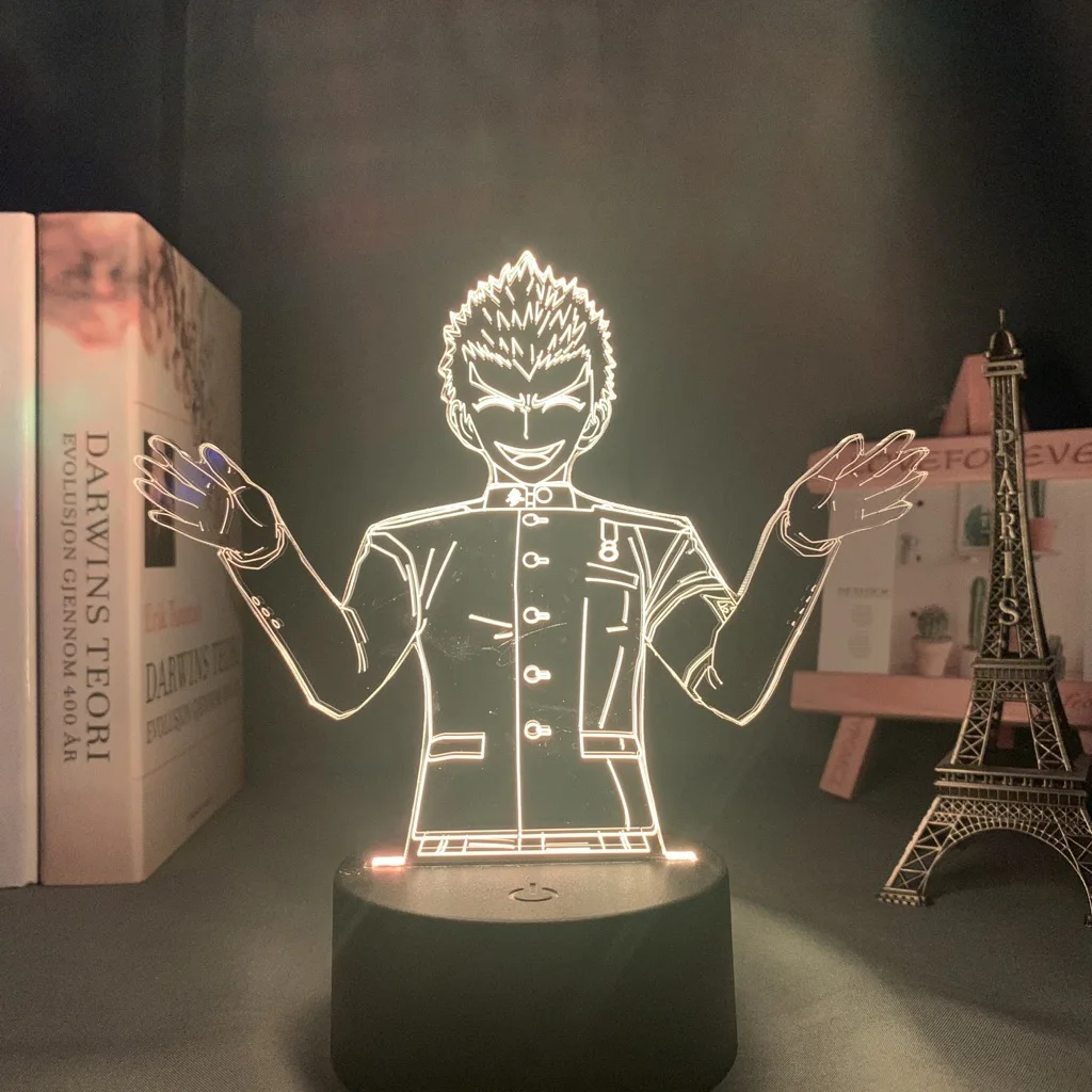 Светодиодный ночник Danganronpa Kiyotaka Ishimaru, лампа для спальни, Декор, подарок для детей, акриловый 3d светильник Kiyotaka Ishimaru
Светодиодный ночник Danganronpa Kiyotaka Ishimaru, лампа для спальни, Декор, подарок для детей, акриловый 3d светильник Kiyotaka Ishimaru