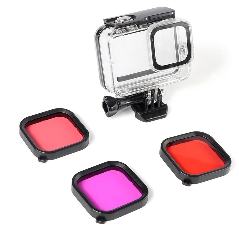 3 in 1 For GoPro HERO 8 Sport Camera Filters Kit Red Magenta Snorkel Lens Color Filters Super Suit Housing Case Accessories
3 in 1 For GoPro HERO 8 Sport Camera Filters Kit Red Magenta Snorkel Lens Color Filters Super Suit Housing Case Accessories