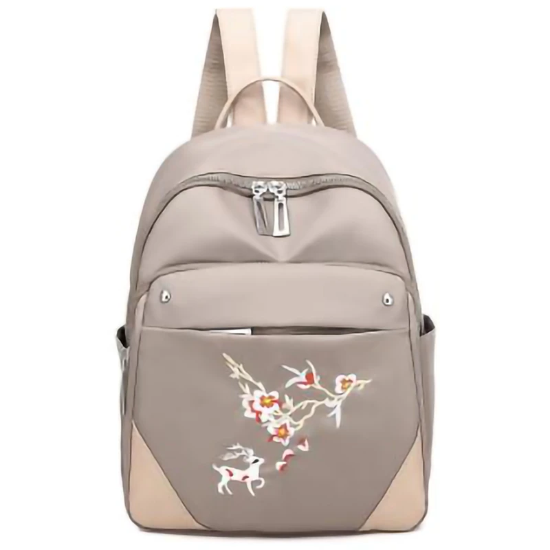 Hot kf-Chinese Style Flower Embroidery Women's Backpack Waterproof Oxford Small School Bag Youth Travel Shoulder Bag
Hot kf-Chinese Style Flower Embroidery Women's Backpack Waterproof Oxford Small School Bag Youth Travel Shoulder Bag