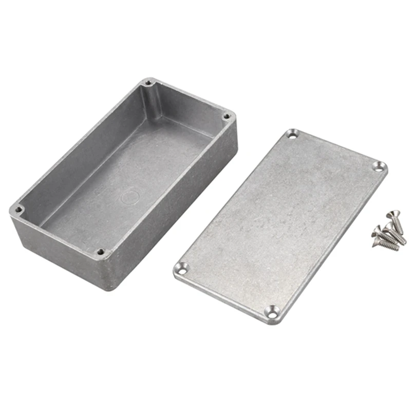10 Pcs Guitar Effects Pedal Aluminum Stomp Box Enclosure for DIY Guitar Pedal Kit 1590B & 1590BB
10 Pcs Guitar Effects Pedal Aluminum Stomp Box Enclosure for DIY Guitar Pedal Kit 1590B & 1590BB