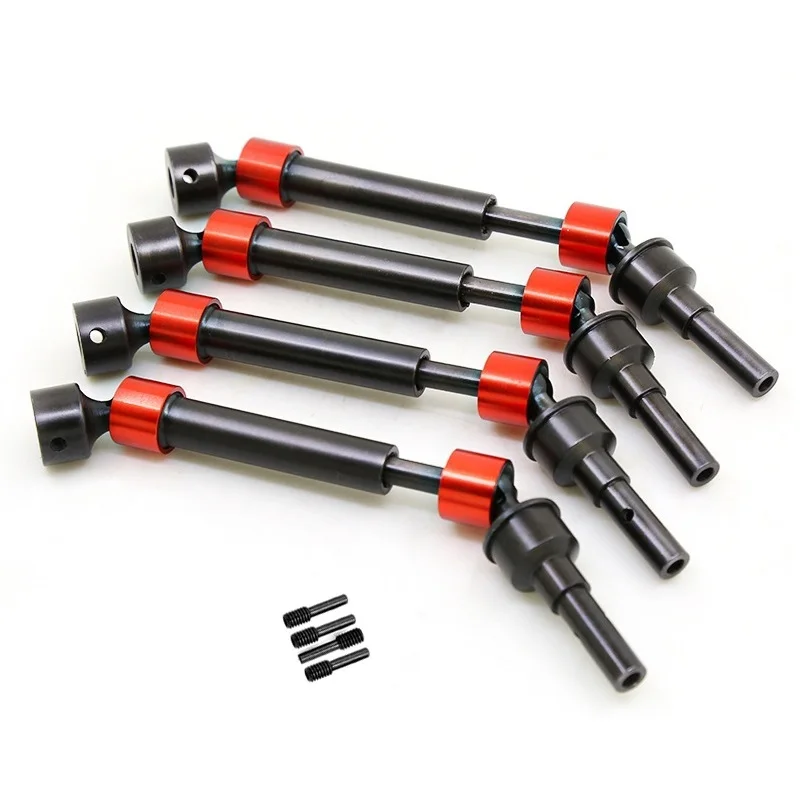 4Pcs Hard Steel CVD Joint Drive Shaft Axle Upgrade Accessories for Traxxas 1/10 E-Revo Summit E-Maxx RC Car
4Pcs Hard Steel CVD Joint Drive Shaft Axle Upgrade Accessories for Traxxas 1/10 E-Revo Summit E-Maxx RC Car