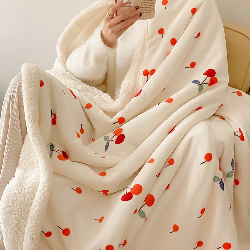 Winter Thick Blanket Flannel Warm And Pattern Student Office Lunch Break Bedroom
Winter Thick Blanket Flannel Warm And Pattern Student Office Lunch Break Bedroom