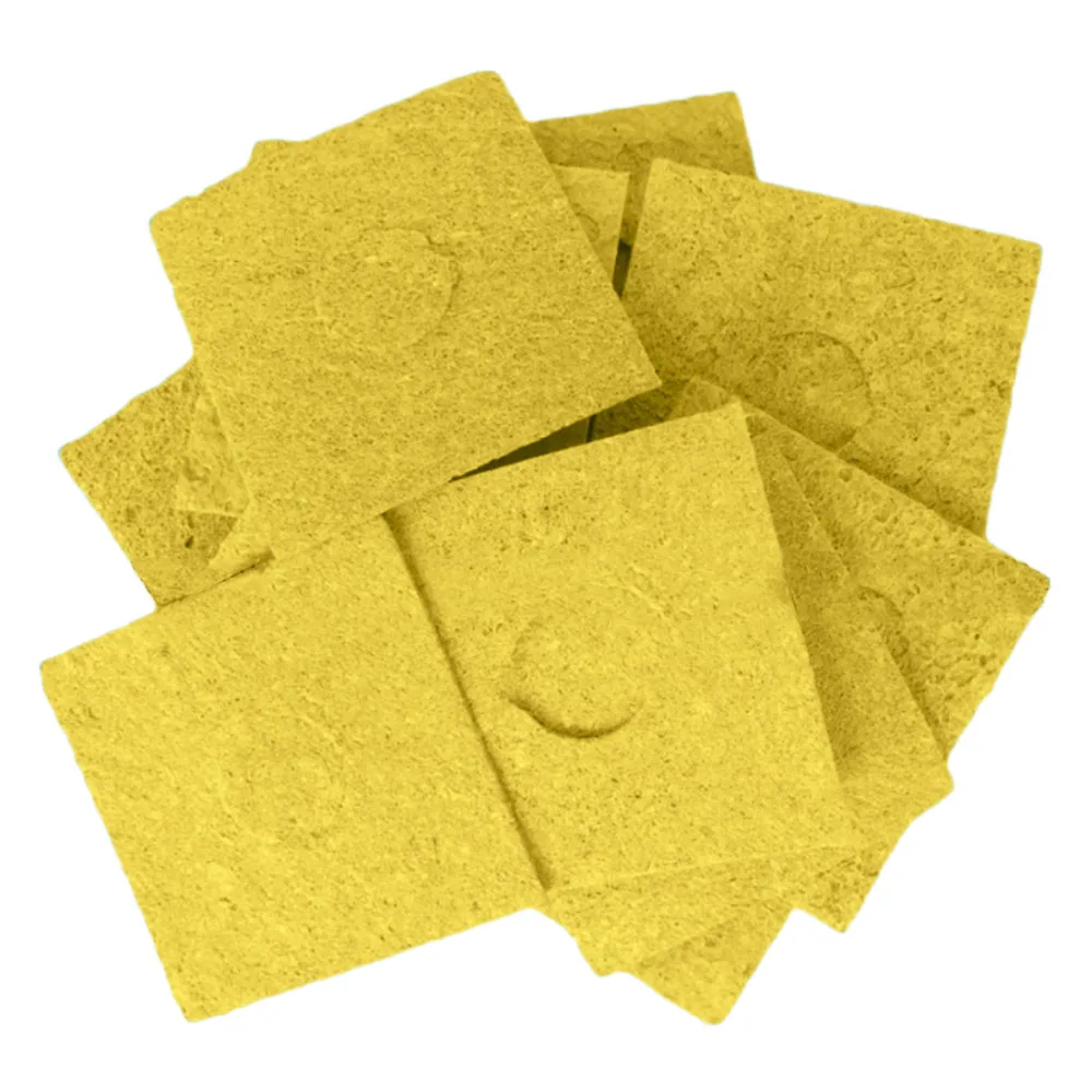 Cleaning Sponge Pads 5pcs/lot 6cm*6cm Soldering Iron Solder Tip Welding Blue and Yellow Hand Tool Color Random
Cleaning Sponge Pads 5pcs/lot 6cm*6cm Soldering Iron Solder Tip Welding Blue and Yellow Hand Tool Color Random