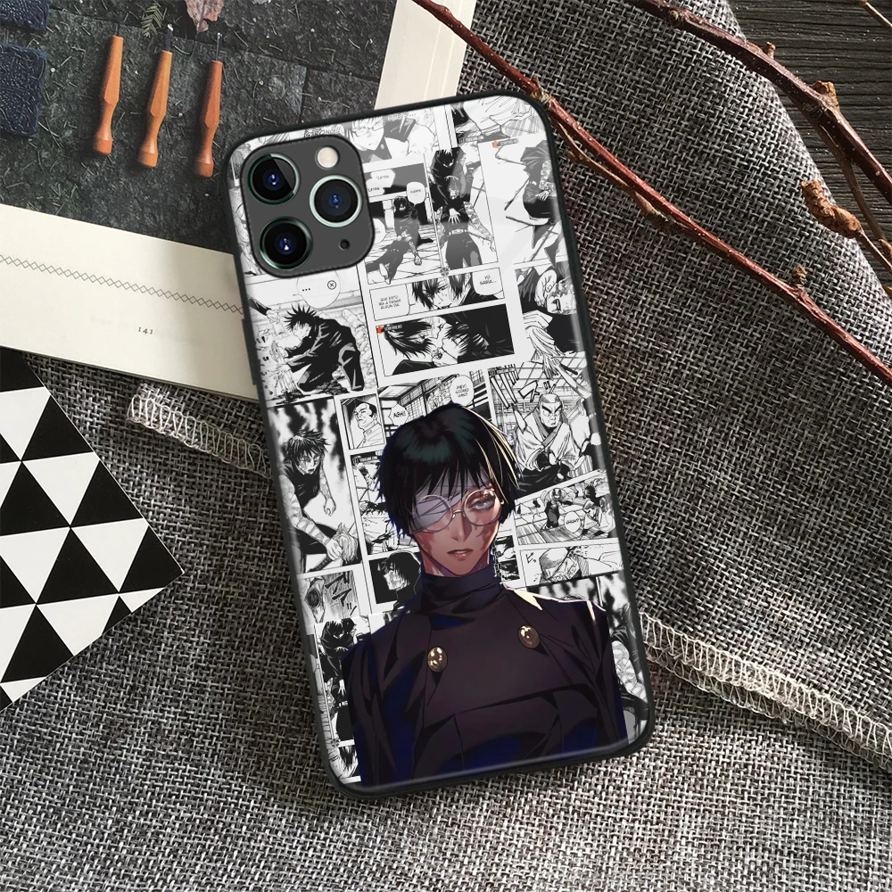 Мягкий силиконовый стеклянный чехол для телефона Maki Zenin juютсу Kaisen аниме IPhone SE 6s 7 8