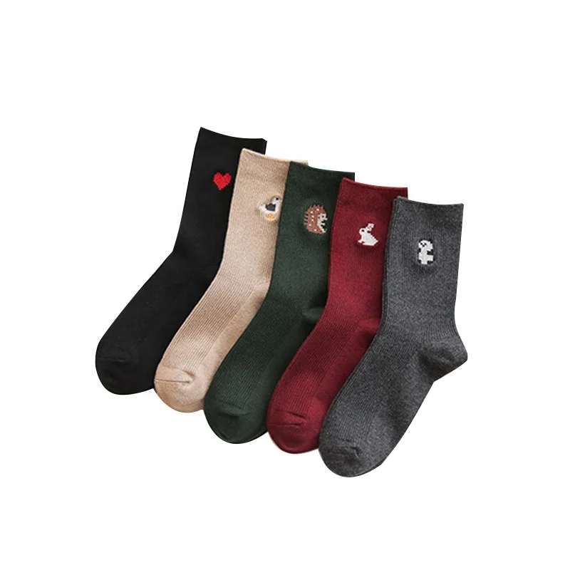 New Designs Warm Custom Embroidery Socks Breathable Animal Girl Tube Sock
New Designs Warm Custom Embroidery Socks Breathable Animal Girl Tube Sock