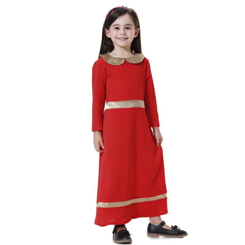 KALENMOS Sweet Muslim Girls Prayer Dress Children Lace-up Abaya Islamic Kids Ramadan Moroccan Kaftan Princess Abayas Vestidos 
KALENMOS Sweet Muslim Girls Prayer Dress Children Lace-up Abaya Islamic Kids Ramadan Moroccan Kaftan Princess Abayas Vestidos