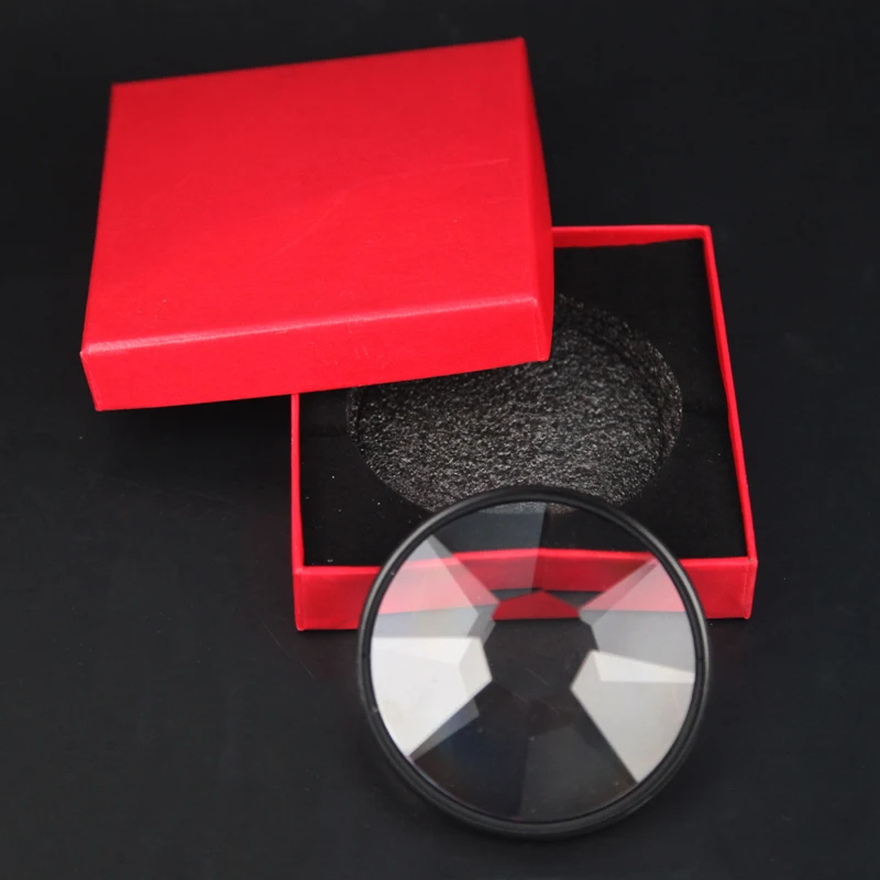 Camera Glass 77mm Kaleidoscope Prism Filter Photography foreground blur film and television props SLR accessories filter
Camera Glass 77mm Kaleidoscope Prism Filter Photography foreground blur film and television props SLR accessories filter