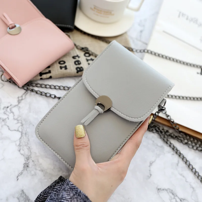 Mini Candy Portable Mobile Phone Bag Metal Strap Chain Cell Phone Bags Women Popular Card Pocket Smart Phones Pouch
Mini Candy Portable Mobile Phone Bag Metal Strap Chain Cell Phone Bags Women Popular Card Pocket Smart Phones Pouch