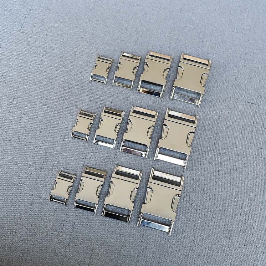 100 Pcs 15mm 20mm 25mm 32mm Metal Side Release Buckle Straps Belt Buckle For Pet Dog Collar Necklace Bracelet Paracord Garmen
100 Pcs 15mm 20mm 25mm 32mm Metal Side Release Buckle Straps Belt Buckle For Pet Dog Collar Necklace Bracelet Paracord Garmen