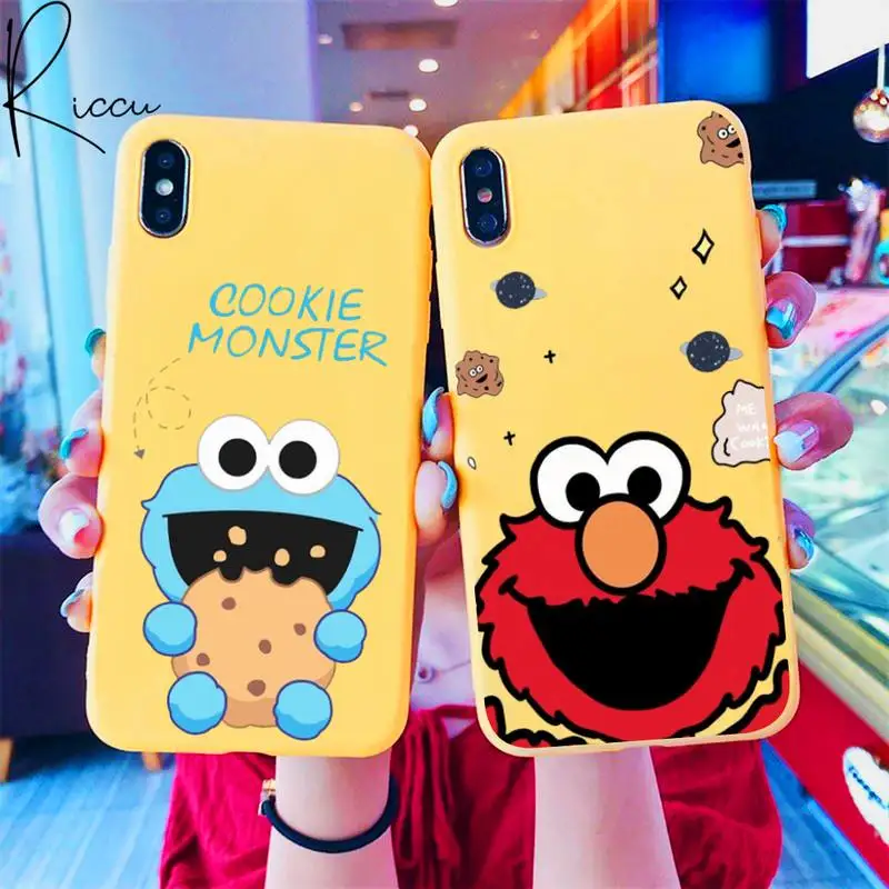 Sesame Cookie Monster Elmo Phone Case For IPhone 8 7 6 6S Plus X 5S SE 2020 XR 11 12 Pro Mini Pro XS MAX Candy Yellow Silicone
Sesame Cookie Monster Elmo Phone Case For IPhone 8 7 6 6S Plus X 5S SE 2020 XR 11 12 Pro Mini Pro XS MAX Candy Yellow Silicone
