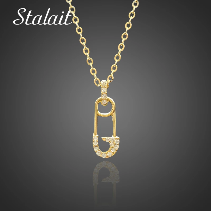 Trendy Gold Color Pin Pendant Necklace For Women G Initial Letter Rhinestones Chain Necklace For Girlfriend Gift Jewelry
Trendy Gold Color Pin Pendant Necklace For Women G Initial Letter Rhinestones Chain Necklace For Girlfriend Gift Jewelry