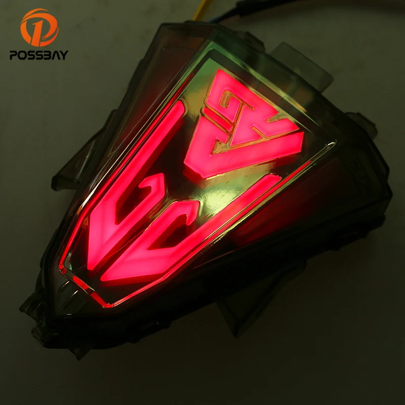 POSSBAY Motorcycle Turn Signal Light Retro 12V LED Tail Light Taillight Brake Rear Indicators for Yamaha YZF R15 2014 2015 2016
POSSBAY Motorcycle Turn Signal Light Retro 12V LED Tail Light Taillight Brake Rear Indicators for Yamaha YZF R15 2014 2015 2016