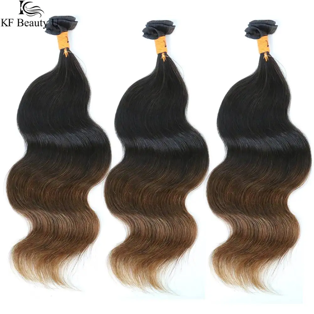 

Body Wave Human Hair Bundles 1B/30 Malaysian Remy Hair Extensions Ombre Hair Weaves 3/4 Pcs For Black Women