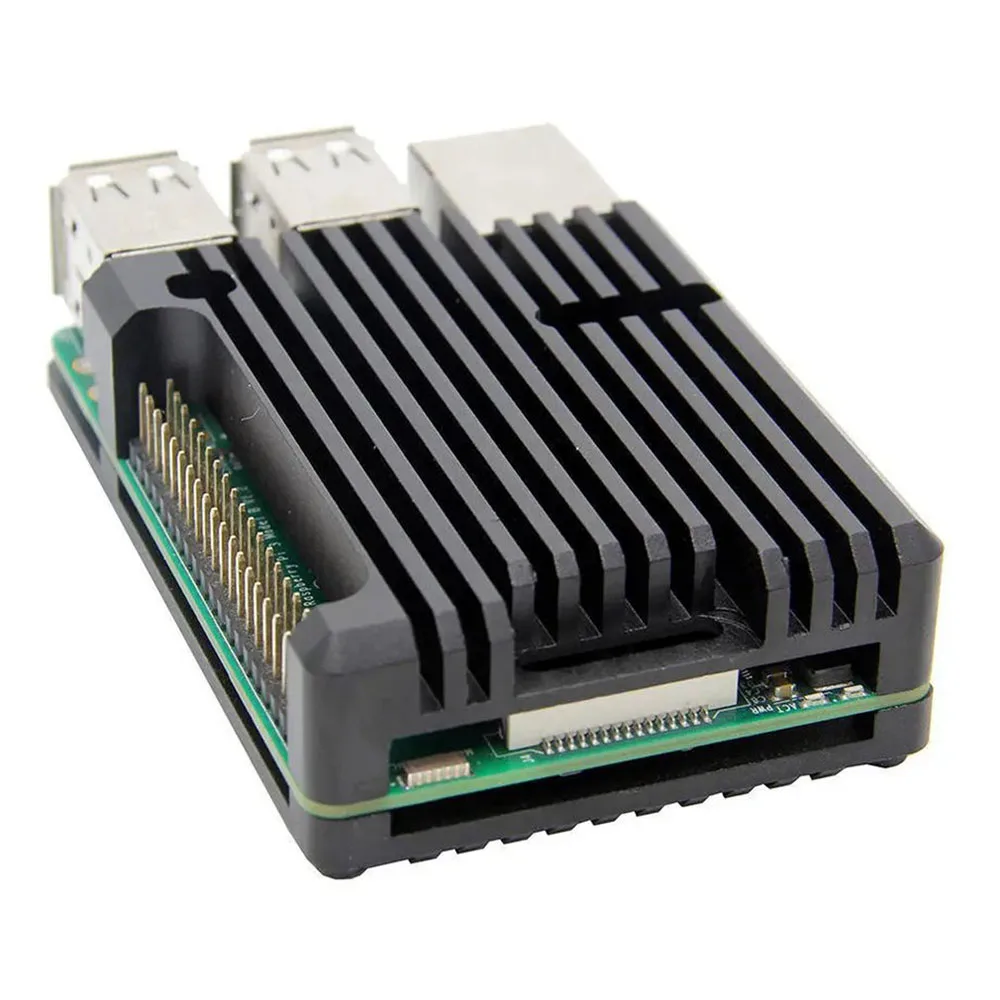 for Raspberry Pi 4 Model B Aluminum Case, Passive Cooling Aluminum Alloy Protective Shell Metal Enclosure
for Raspberry Pi 4 Model B Aluminum Case, Passive Cooling Aluminum Alloy Protective Shell Metal Enclosure