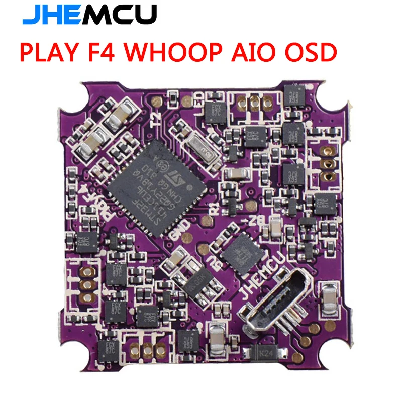 Контроллер полета JHEMCU Play F4 Whoop, AIO OSD BEC и встроенный 5A BL_S 1-2S 4 в 1, ESC для радиоуправляемого дрона, FPV, гоночных моделей, запасные части
Контроллер полета JHEMCU Play F4 Whoop, AIO OSD BEC и встроенный 5A BL_S 1-2S 4 в 1, ESC для радиоуправляемого дрона, FPV, гоночных моделей, запасные части