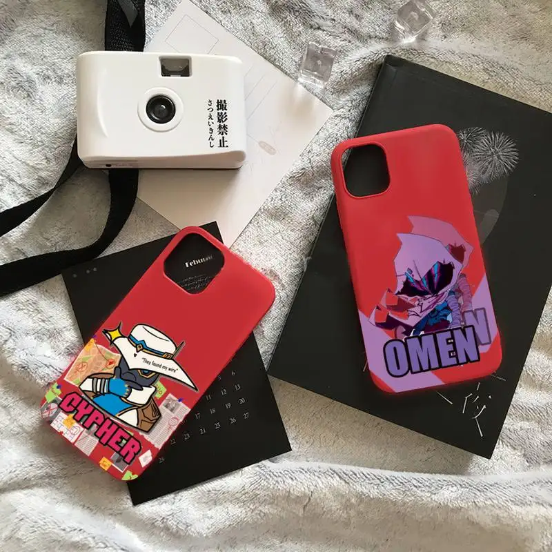 valorant Phone Case Red Candy Color for iPhone 11 12 mini pro XS MAX 8 7 6 6S Plus X SE 2020 XR
valorant Phone Case Red Candy Color for iPhone 11 12 mini pro XS MAX 8 7 6 6S Plus X SE 2020 XR
