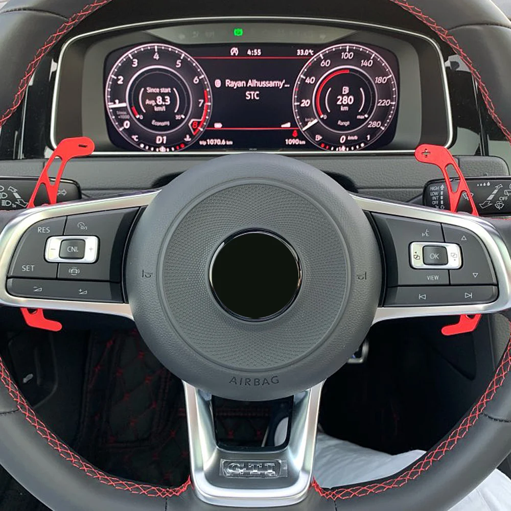 

Для VW GOLF GTI R GTD GTE MK7 7 POLO GTI Scirocco 2014-2019, металлическое Автомобильное рулевое колесо, удлинитель переключения передач, замена