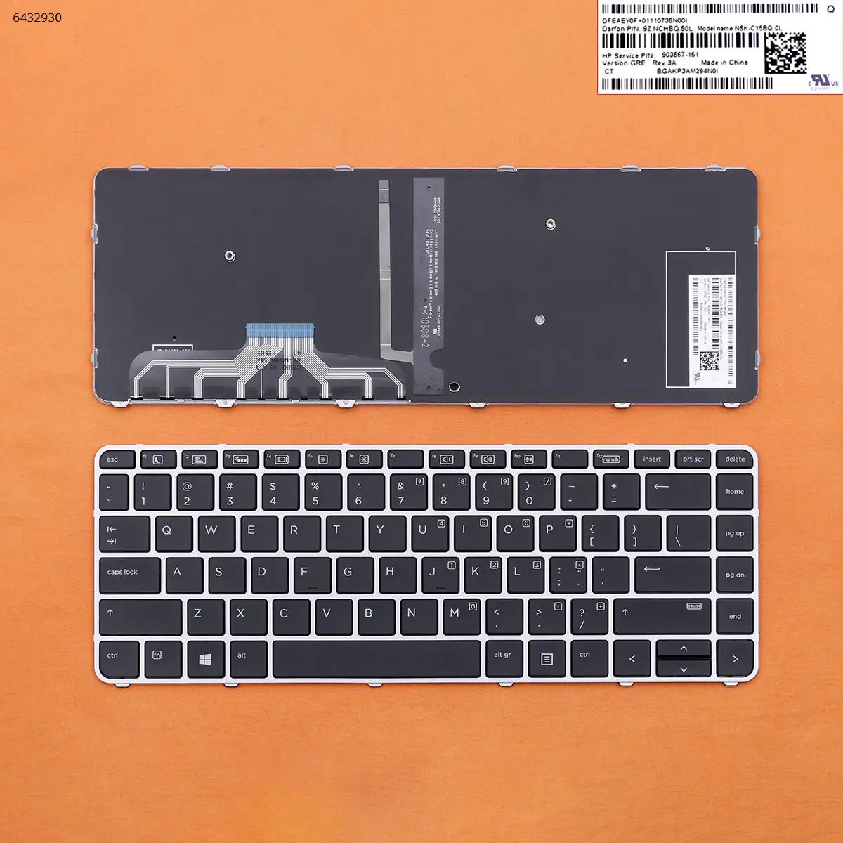 Новая клавиатура QWERTY для HP EliteBook Folio 1040 G3/черная клавиатура с серебристой рамкой и подсветкой
Новая клавиатура QWERTY для HP EliteBook Folio 1040 G3/черная клавиатура с серебристой рамкой и подсветкой