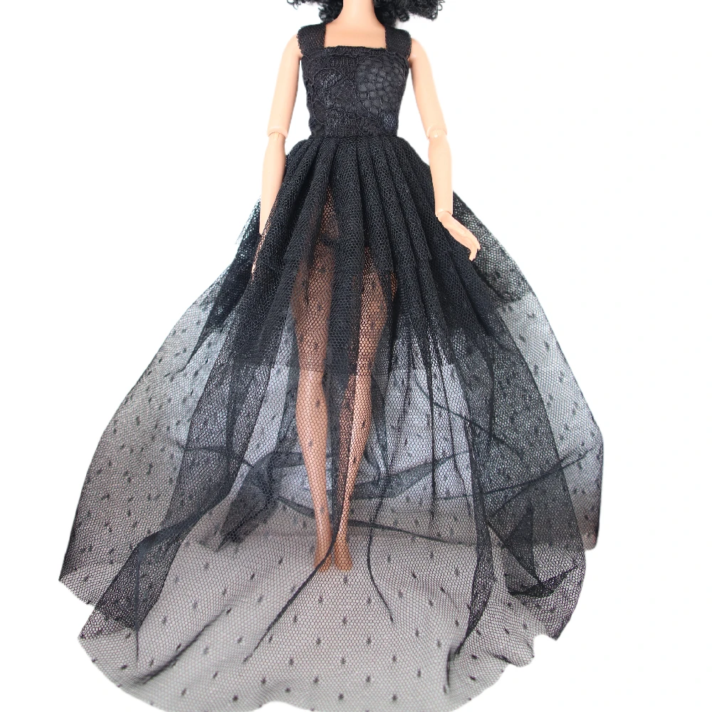 Retro Black Lace Long Dress for Barbie Blyth 1/6 MH CD FR SD Kurhn BJD Doll Clothes Accessories
Retro Black Lace Long Dress for Barbie Blyth 1/6 MH CD FR SD Kurhn BJD Doll Clothes Accessories