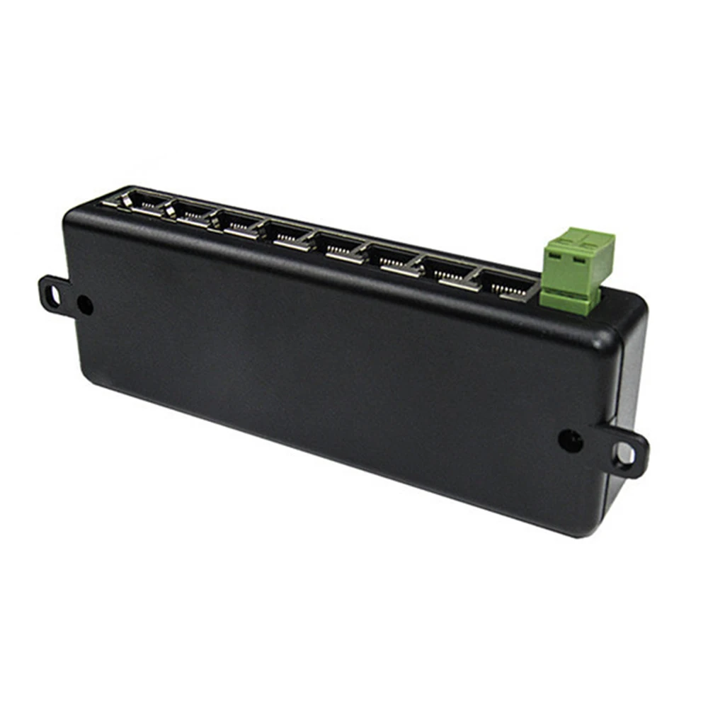 12-48V 8 Ports POE Splitter Power Adapter Injector for CCTV Network Camera Power Over Ethernet WiFi Access Points
12-48V 8 Ports POE Splitter Power Adapter Injector for CCTV Network Camera Power Over Ethernet WiFi Access Points