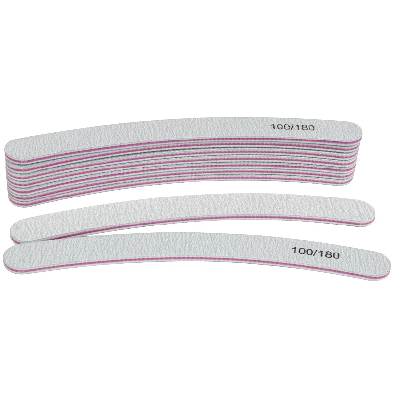 50/pack Wholesale items Professional Nail File 100/180 Half Moon Sandpaper Nail Sanding Grinding Polishing Manicure Care Tools
50/pack Wholesale items Professional Nail File 100/180 Half Moon Sandpaper Nail Sanding Grinding Polishing Manicure Care Tools