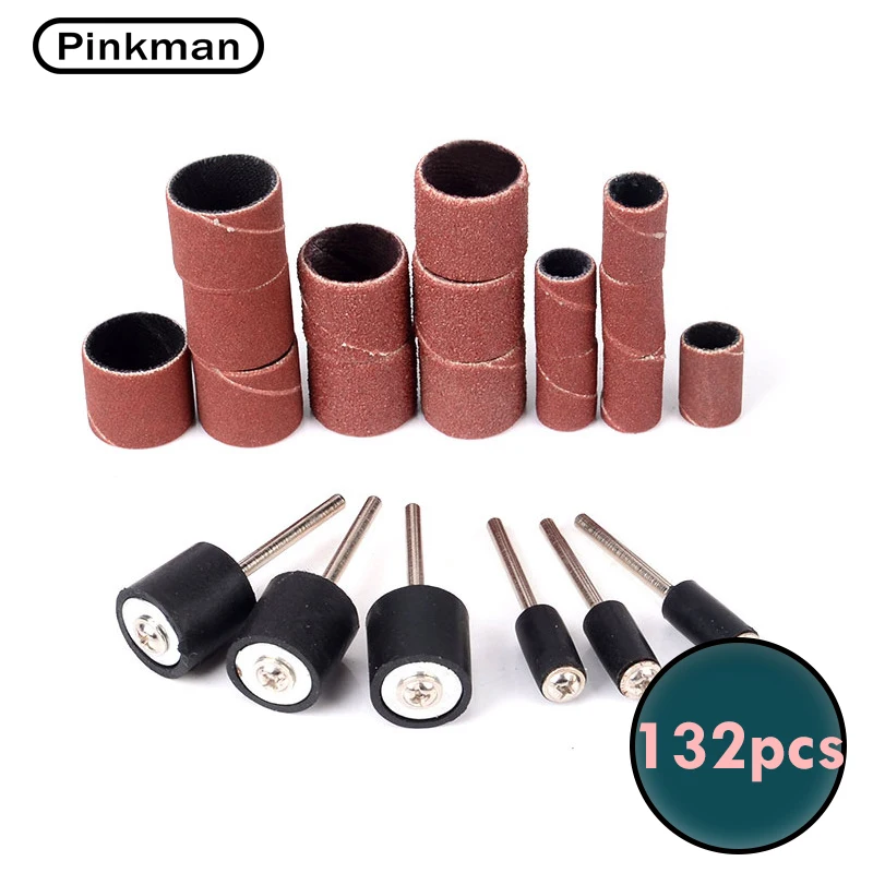 Pinkman 132pcs Sanding Bands Sleeves Mandrels Grinding Electric Polishing Sandpaper circle Sand for Electric Drill Power Tool
Pinkman 132pcs Sanding Bands Sleeves Mandrels Grinding Electric Polishing Sandpaper circle Sand for Electric Drill Power Tool