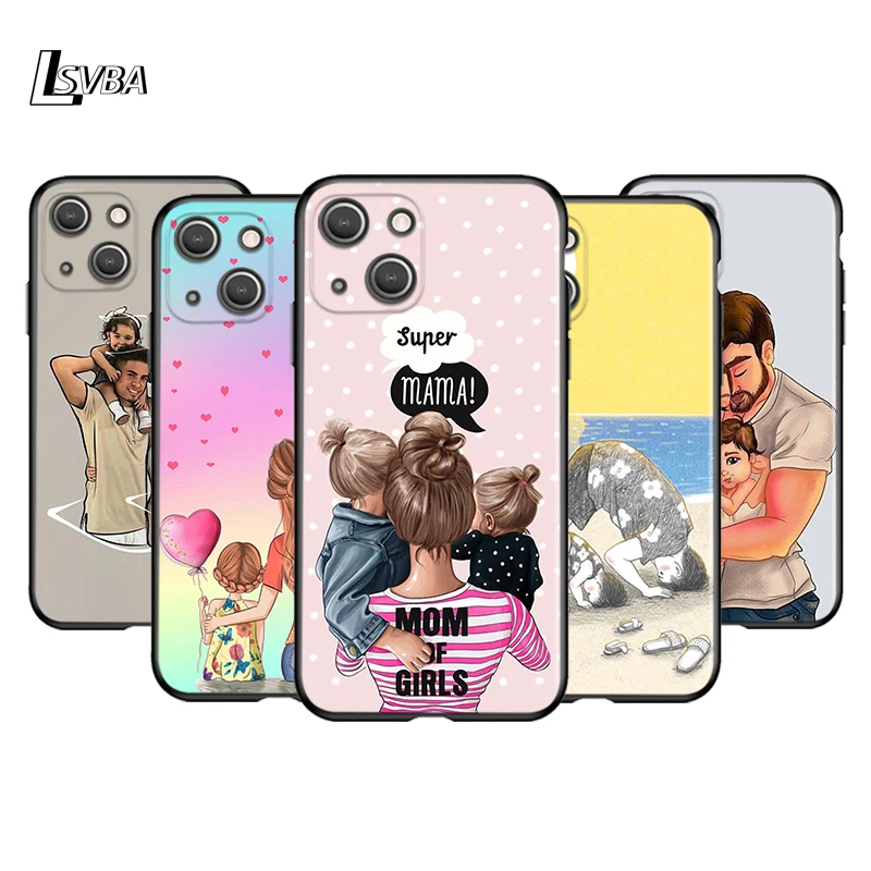 Mom Dad Baby Family Silicone Cover For Apple IPhone 13 12 Mini 11 Pro XS MAX XR X 8 7 6S 6 Plus 5S SE Phone Case
Mom Dad Baby Family Silicone Cover For Apple IPhone 13 12 Mini 11 Pro XS MAX XR X 8 7 6S 6 Plus 5S SE Phone Case