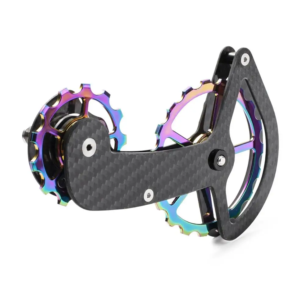 Bicycle carbon fiber ceramic rear derailleur 17T pulley Guide Wheel for6800 R7000 R8000 R9100 R9170 for Sran bicycle accessories
Bicycle carbon fiber ceramic rear derailleur 17T pulley Guide Wheel for6800 R7000 R8000 R9100 R9170 for Sran bicycle accessories