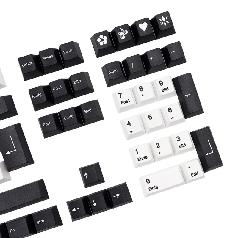 109 Key Cherry Profile PBT Dye Sublimation Keycap With 1.75U 2U Shift 6.5U Spacebar for MX Switch Mechanical Keyboard
109 Key Cherry Profile PBT Dye Sublimation Keycap With 1.75U 2U Shift 6.5U Spacebar for MX Switch Mechanical Keyboard