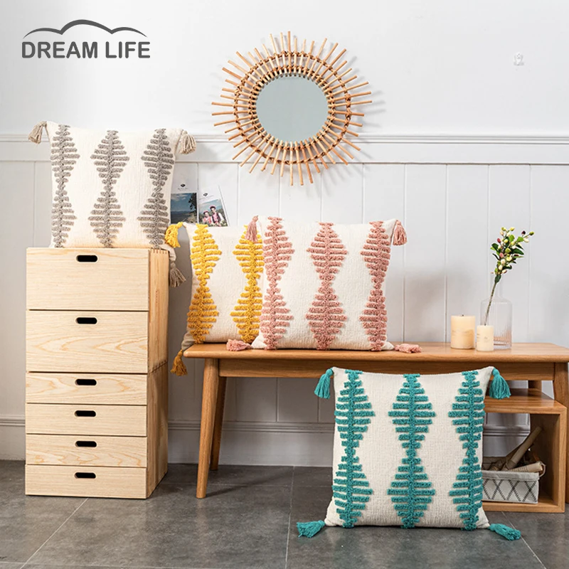 Geometric Tufting Pillow Case Back Rest Support Cushion Cover Square Throw Pillowcase Decorative Colorful Home Decor 45x45cm
Geometric Tufting Pillow Case Back Rest Support Cushion Cover Square Throw Pillowcase Decorative Colorful Home Decor 45x45cm