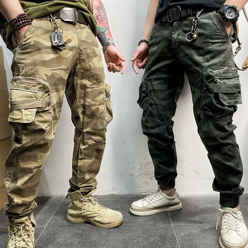 Cargo Pants Men Military Camouflage Tactical Training Pants Multi Pocket Outdoor Sport Speed Pants Fashion Casual Trousers Man
Cargo Pants Men Military Camouflage Tactical Training Pants Multi Pocket Outdoor Sport Speed Pants Fashion Casual Trousers Man