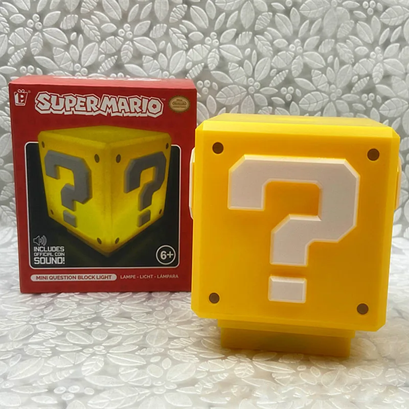 2021 USB Charging LED Question Mark Night Light Super Mario Game Children's Night Bedroom Household Cube Turn Table Lamp Gift
2021 USB Charging LED Question Mark Night Light Super Mario Game Children's Night Bedroom Household Cube Turn Table Lamp Gift