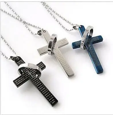 High Quality Lord's Prayer Cross Pendant With Chain Vintage Titanium Steel Bible Necklaces & Pendants Women Men Jesus Jewelry
High Quality Lord's Prayer Cross Pendant With Chain Vintage Titanium Steel Bible Necklaces & Pendants Women Men Jesus Jewelry