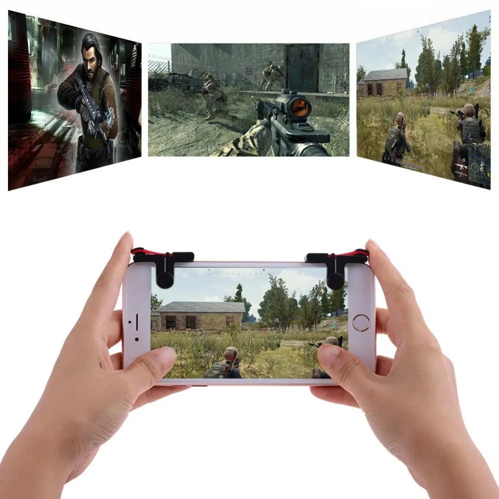 1 Pair D9 PUBG Mobile Game Controller Gamepad Trigger Aim Button Controller Joystick For IPhone Android Phone GamePad Accesorios
1 Pair D9 PUBG Mobile Game Controller Gamepad Trigger Aim Button Controller Joystick For IPhone Android Phone GamePad Accesorios