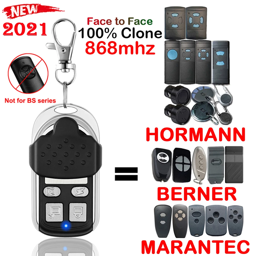 For HORMANN Marantec Berner 868MHz Garage Door Remote Control Hormann HSM2 HSM4 HSE2 868.3MHz Gate Opener Command Transmitter
For HORMANN Marantec Berner 868MHz Garage Door Remote Control Hormann HSM2 HSM4 HSE2 868.3MHz Gate Opener Command Transmitter
