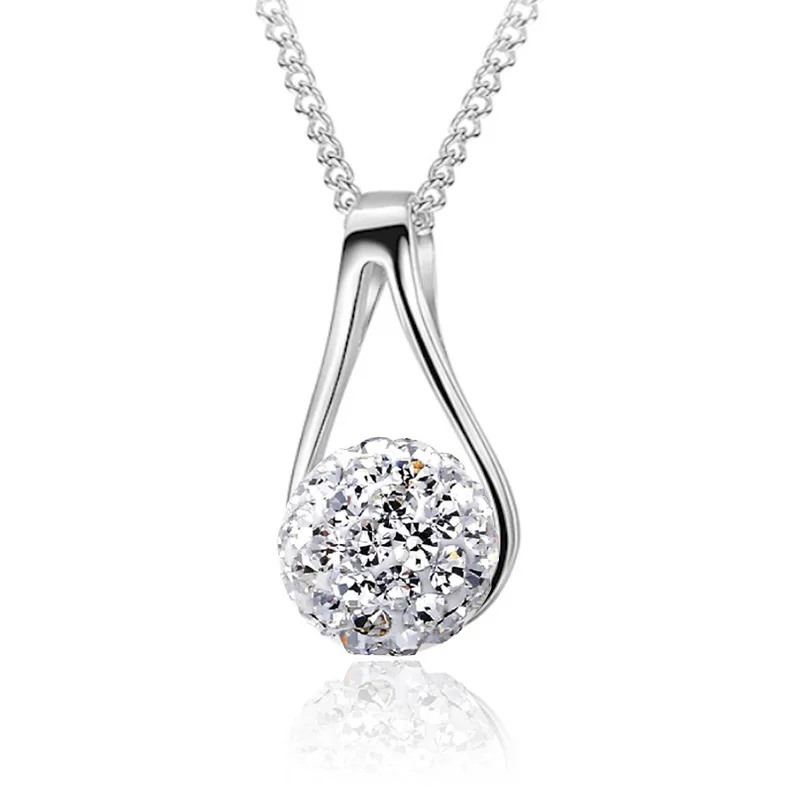 2021 New 925 Sterling Silver Women's Fashion Shambhala Water drop Necklace Jewelry Zircon Pendant clavicle Necklace Length 45CM
2021 New 925 Sterling Silver Women's Fashion Shambhala Water drop Necklace Jewelry Zircon Pendant clavicle Necklace Length 45CM