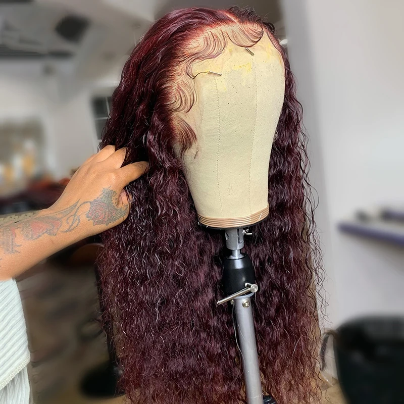 Dark Wine Red Kinky Curly 26Inch Long 99j Synthetic Hair Lace Front Wig For Black Women With Babyhair Preplucked Burgundy Daily
Dark Wine Red Kinky Curly 26Inch Long 99j Synthetic Hair Lace Front Wig For Black Women With Babyhair Preplucked Burgundy Daily
