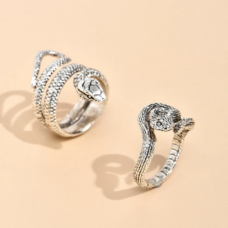 Vintage 2 Pcs/set Snake Shape Joint Ring for Womens Punk Rings Party Jewelry 2021
Vintage 2 Pcs/set Snake Shape Joint Ring for Womens Punk Rings Party Jewelry 2021