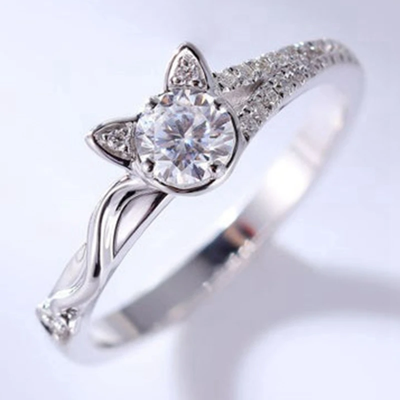 Fashion Rings For Cute Women Sweetheart Kitten Simply Cat Style Ring Girls Party Jewelry Gift
Fashion Rings For Cute Women Sweetheart Kitten Simply Cat Style Ring Girls Party Jewelry Gift