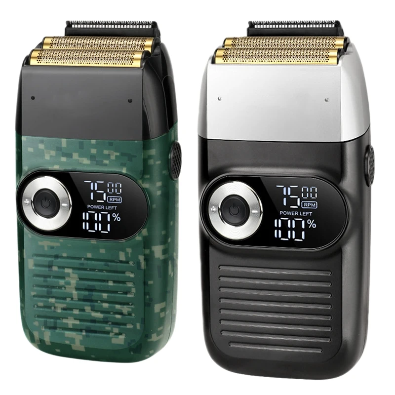 Kemei KM-2026 Reciprocating Razor Beard Trimmer 2In1 Rechargeable Portable Electric Shaver LCD Display for Men Razor
Kemei KM-2026 Reciprocating Razor Beard Trimmer 2In1 Rechargeable Portable Electric Shaver LCD Display for Men Razor