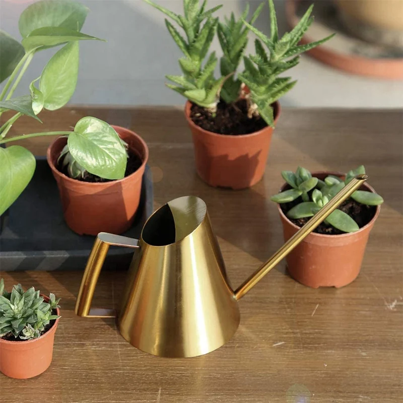 New Watering Can Gardening Tools, for Indoor and Outdoor Plant Watering Can, 1500ML (Gold)
New Watering Can Gardening Tools, for Indoor and Outdoor Plant Watering Can, 1500ML (Gold)