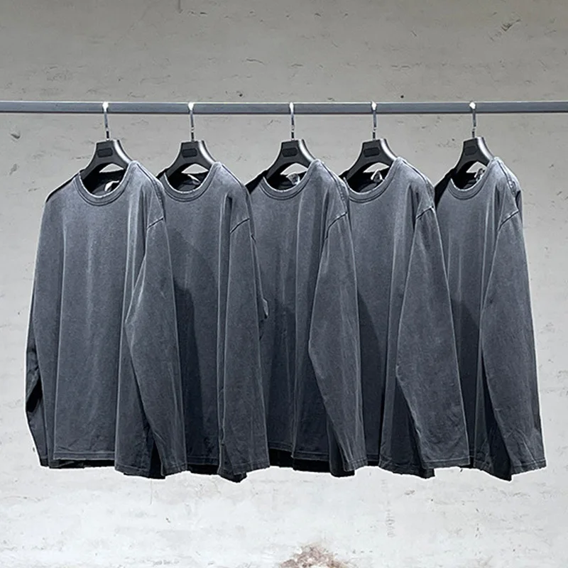 Beedee Vintage Washed Shirt Long Sleeve Oversized T-shirt Cotton Tees for Men Large Style Streetwear Crop Top Clothing
Beedee Vintage Washed Shirt Long Sleeve Oversized T-shirt Cotton Tees for Men Large Style Streetwear Crop Top Clothing